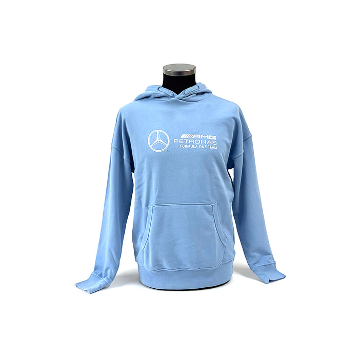 Mercedes AMG Petronas Retro Hoodie Sky Blue