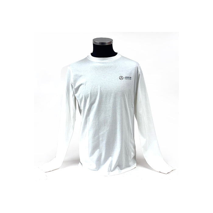 Mercedes AMG Petronas L/S Logo Tee White