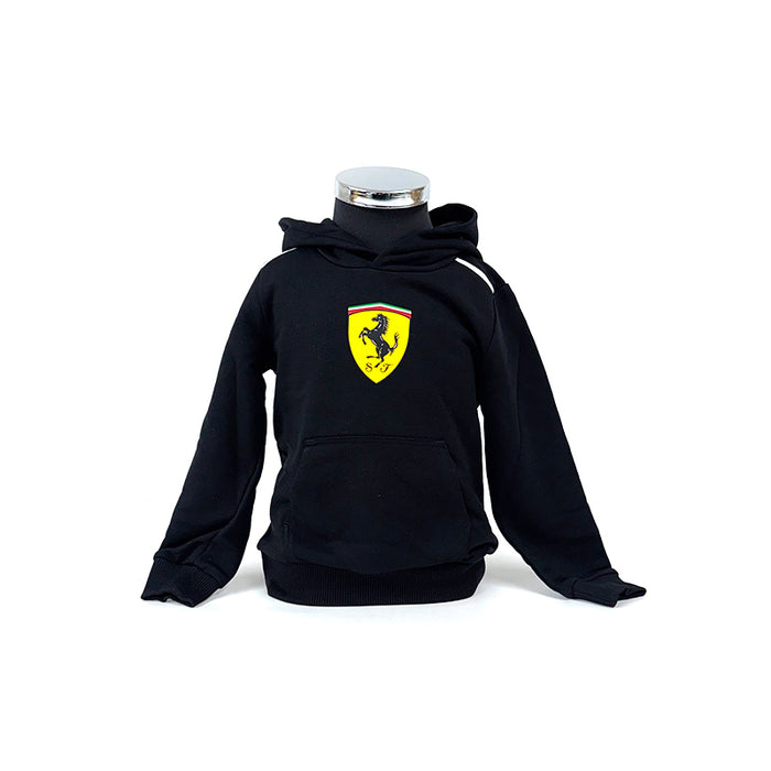 Ferrari Kids Black Hoodie