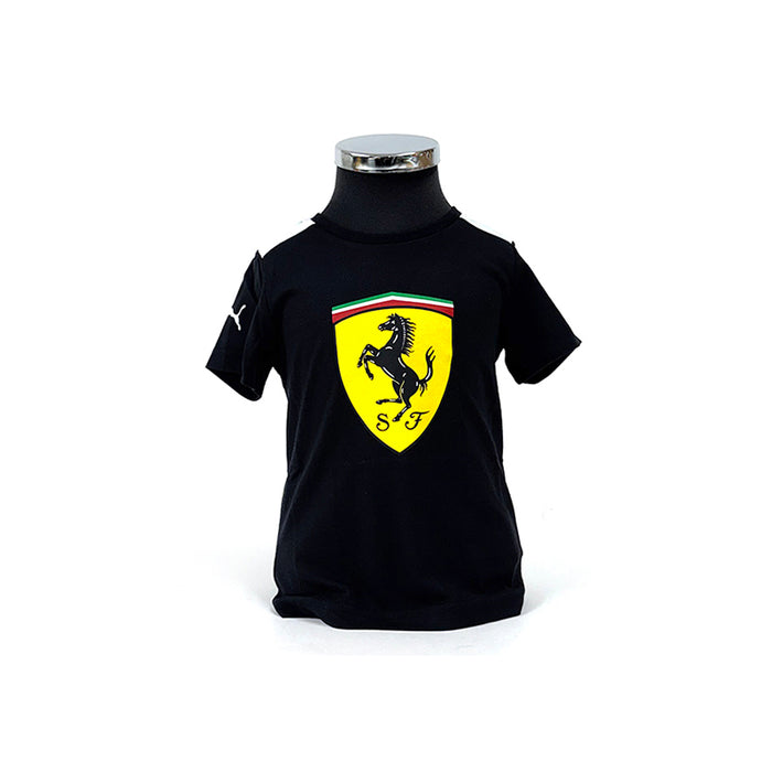 Ferrari Kids Large Shield T-Shirt Black