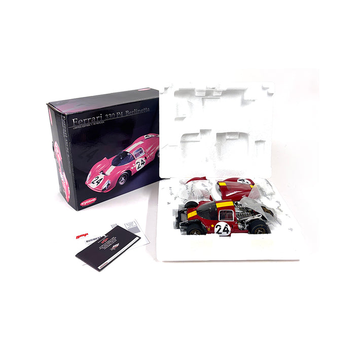 Kyosho 1/18 1967 Ferrari 330 P4 #24 Le Mans
