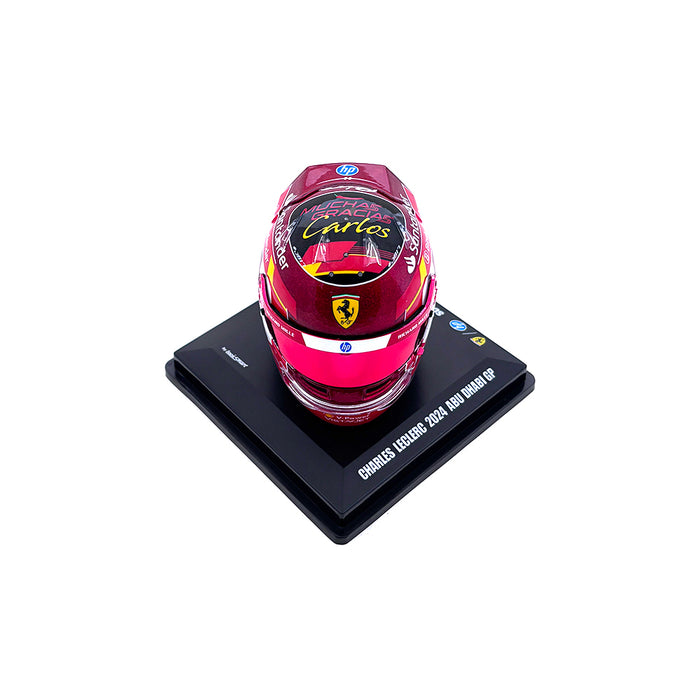 Looksmart 1/5 2024 Charles Leclerc Helmet Abu Dhabi