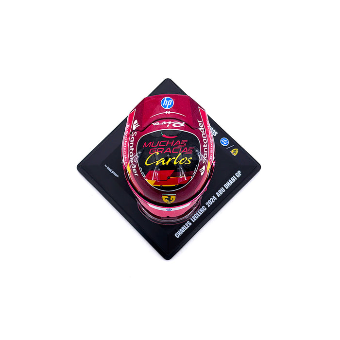 Looksmart 1/5 2024 Charles Leclerc Helmet Abu Dhabi