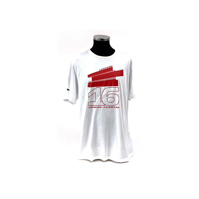 Ferrari F1 T-Shirt Leclerc White