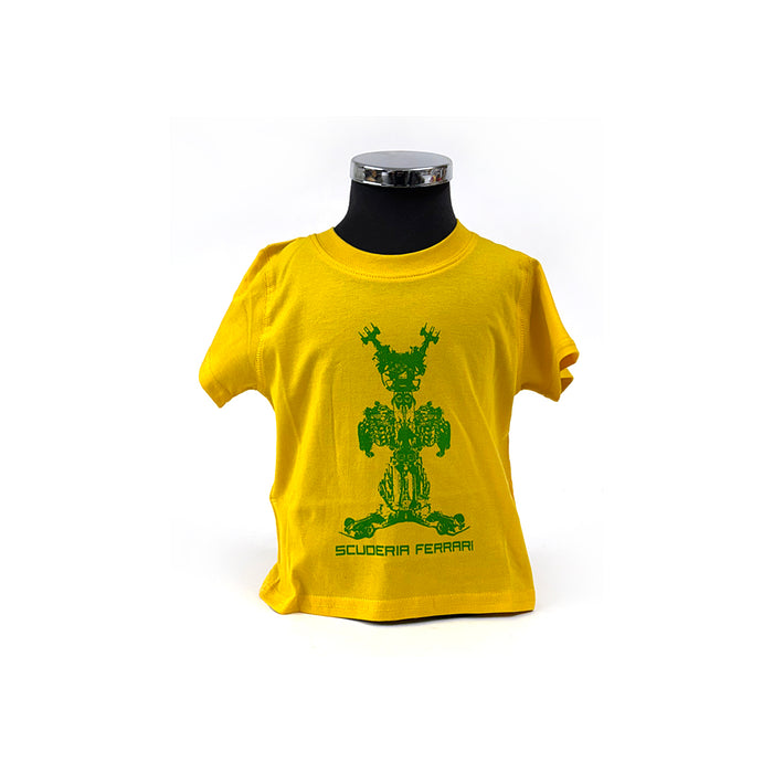 Ferrari Kids Rebirth Tee Yellow