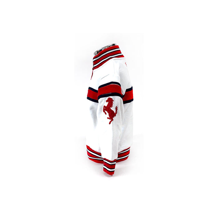 Ferrari Kids Full Zip Sweater White