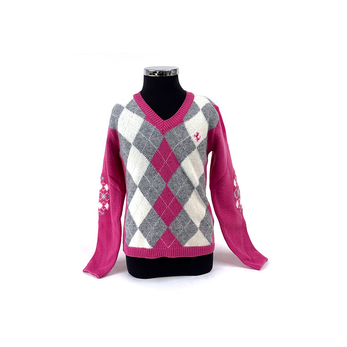 Ferrari Kids Diamond Tricot Jumper Fuchsia
