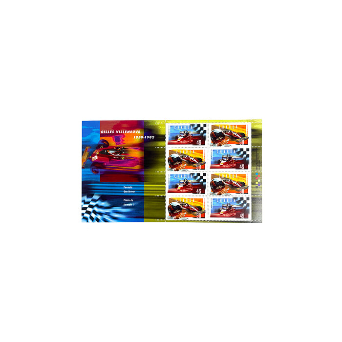 Ferrari Gilles Villeneuve 1997 Canadian Stamps
