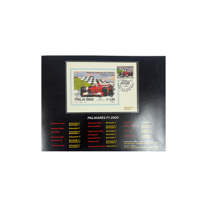 Ferrari 2001 Italian Stamp & Covers