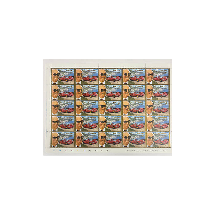 Ferrari Dino 206 SP Tuvalu Stamps