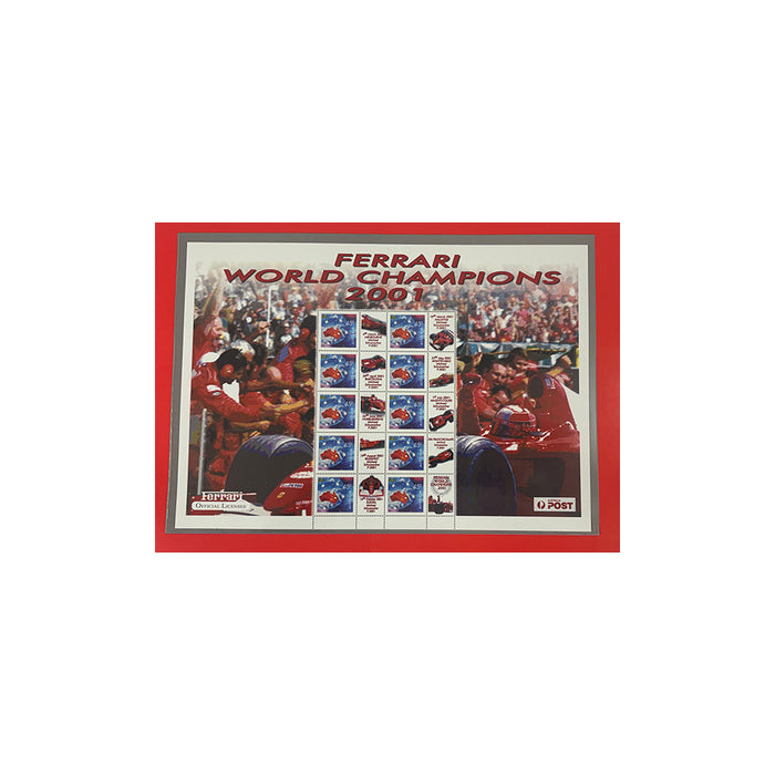 Ferrari F1 2001 Australian Stamps