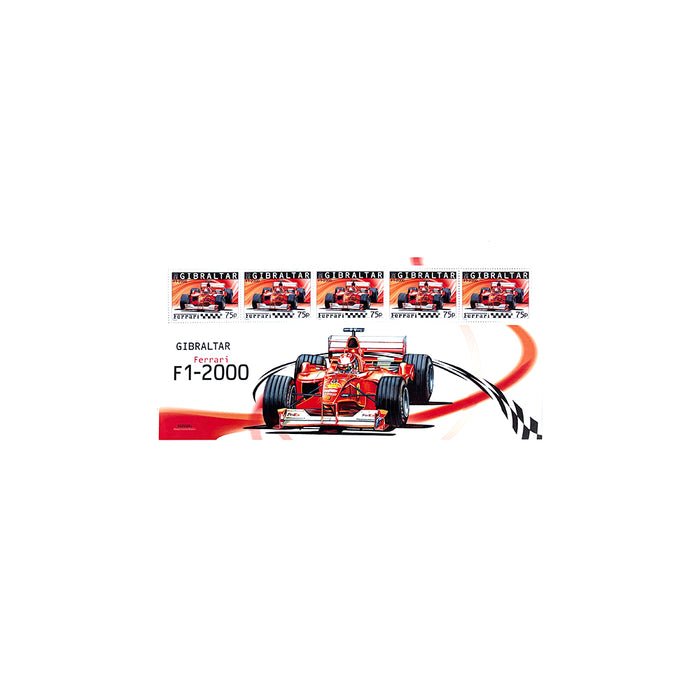 Ferrari Formula 1 Gibralta Stamps