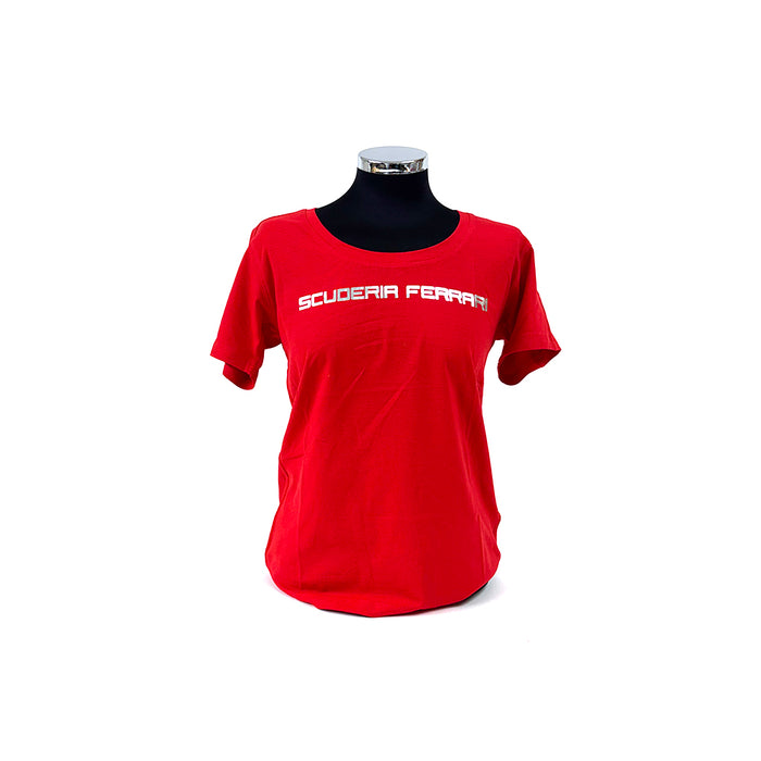Ferrari Ladies Scuderia Ferrari Red Tee