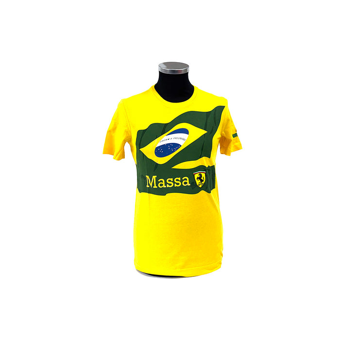 Ferrari F1 Massa Brazil Tee Yellow 2008