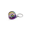 Alloy Wheel Keyring Iridium