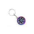 Alloy Wheel Keyring Iridium