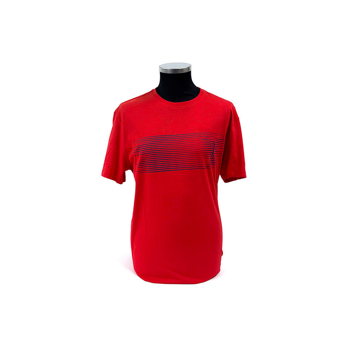 Ferrari Horizontal Faded Tee Red