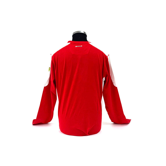 Ferrari Bicolor Scudetto L/S Tee Red