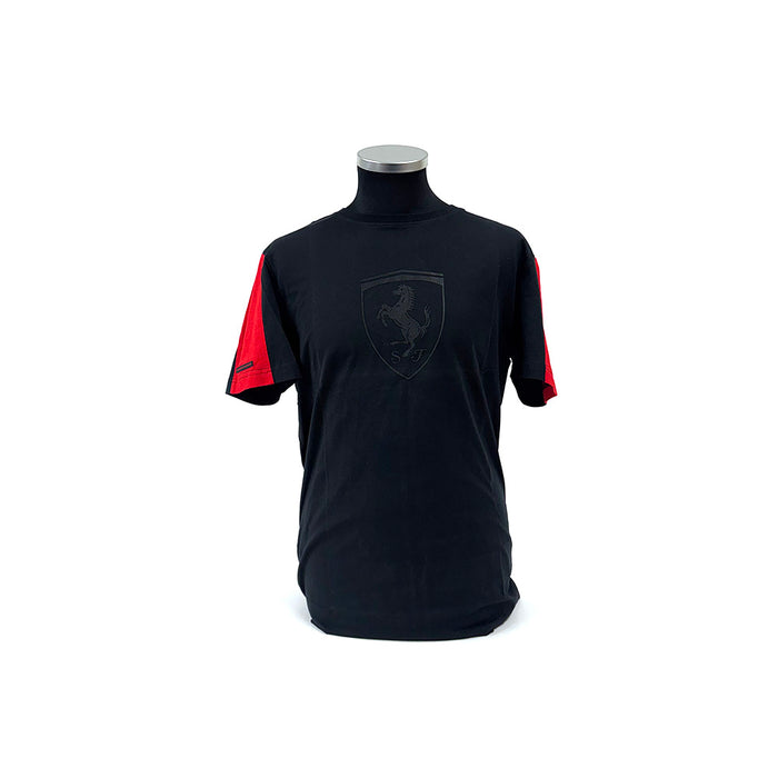 Ferrari Bicolor Big Shield Tee Black