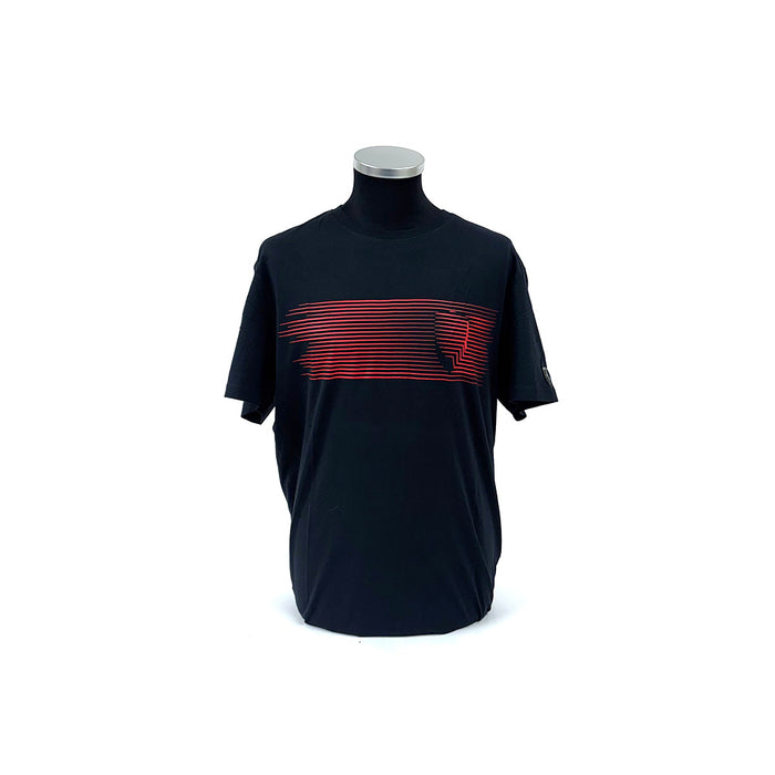 Ferrari Horizontal Faded Tee Black