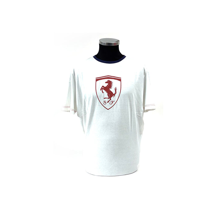 Ferrari Essential Shield Tee White