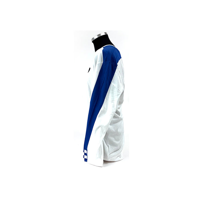 Ferrari Check L/S Tee White