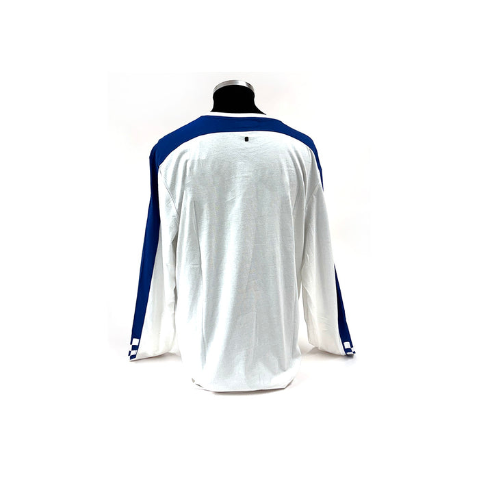 Ferrari Check L/S Tee White