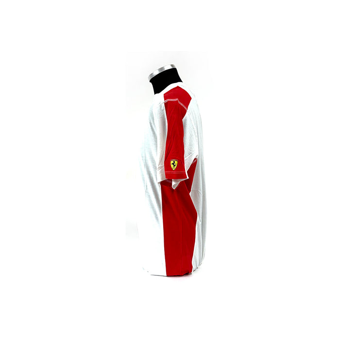 Ferrari Bicolor Scudetto Tee White