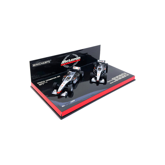 Minichamps 1/43 1998 & 1999 McLaren Hakkinen F1 Champion 402989901