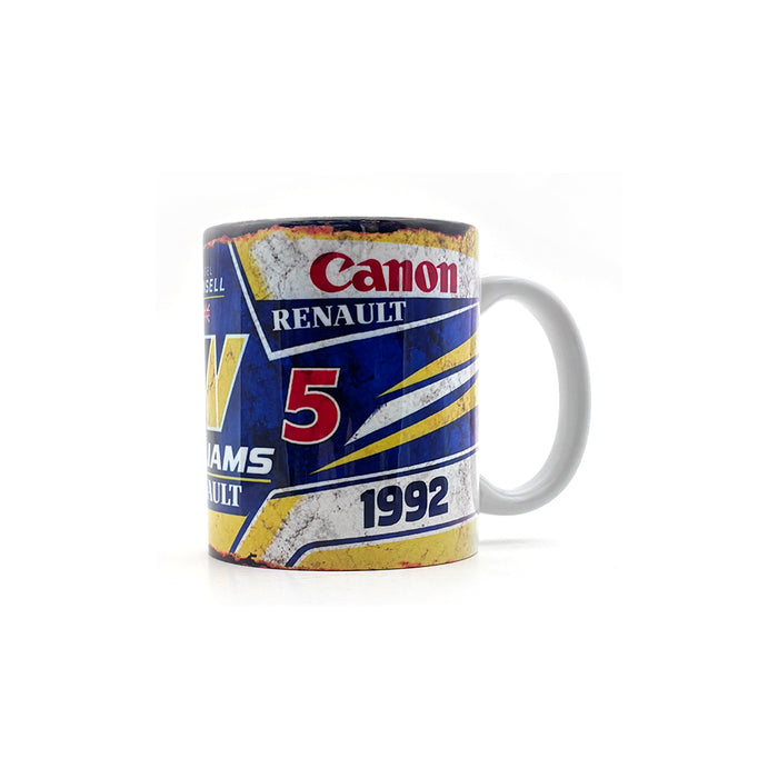 Williams 1992 Mansell Retro Mug