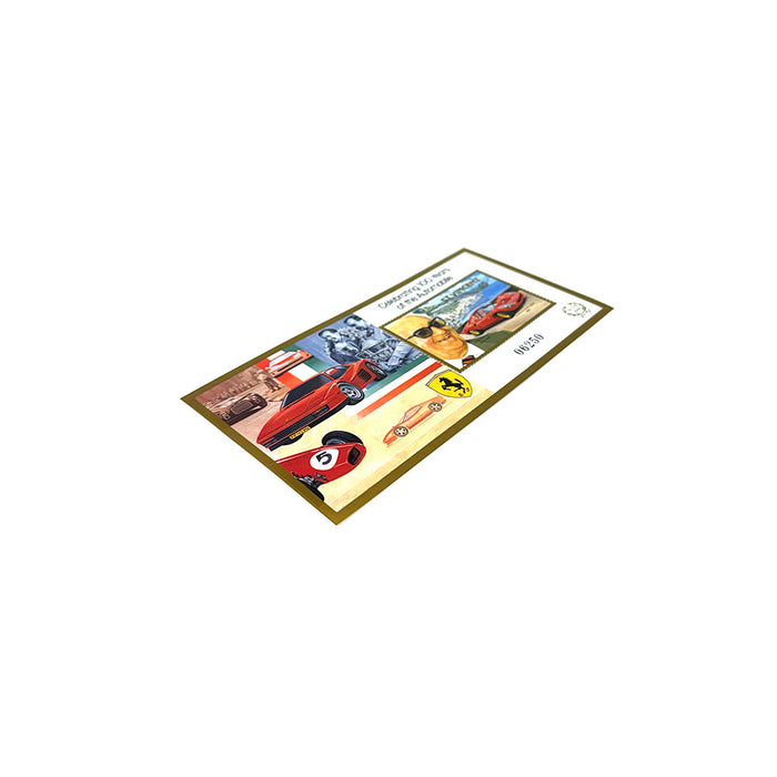 Enzo Ferrari and Dino 206 SP St. Vincent Ferrari Stamp