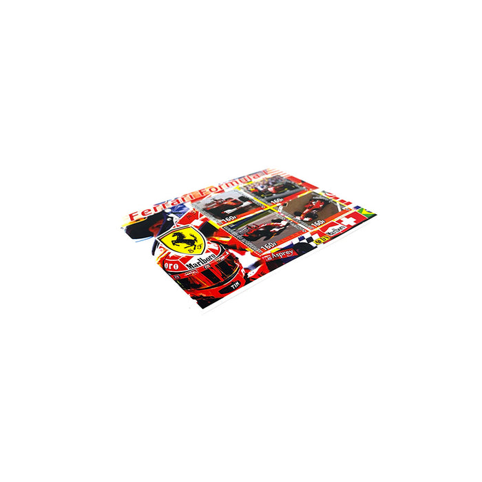 4 Ferrari F1 2005 Djibouti Ferrari Stamps