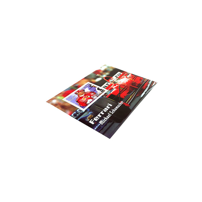 2003 Schumacher talking to Montoya Somali Ferrari Stamp