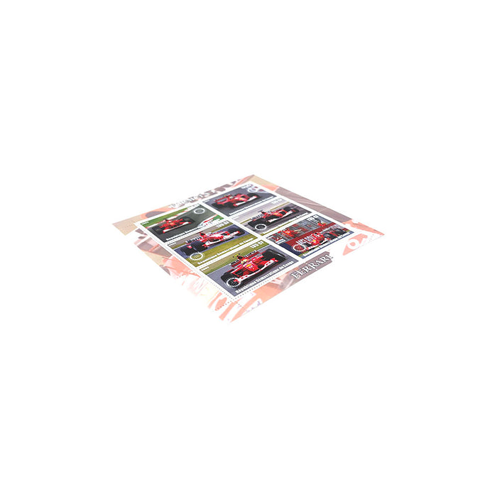 Six 2003 Ferrari Formula 1 Car Congo Ferrari Stamps