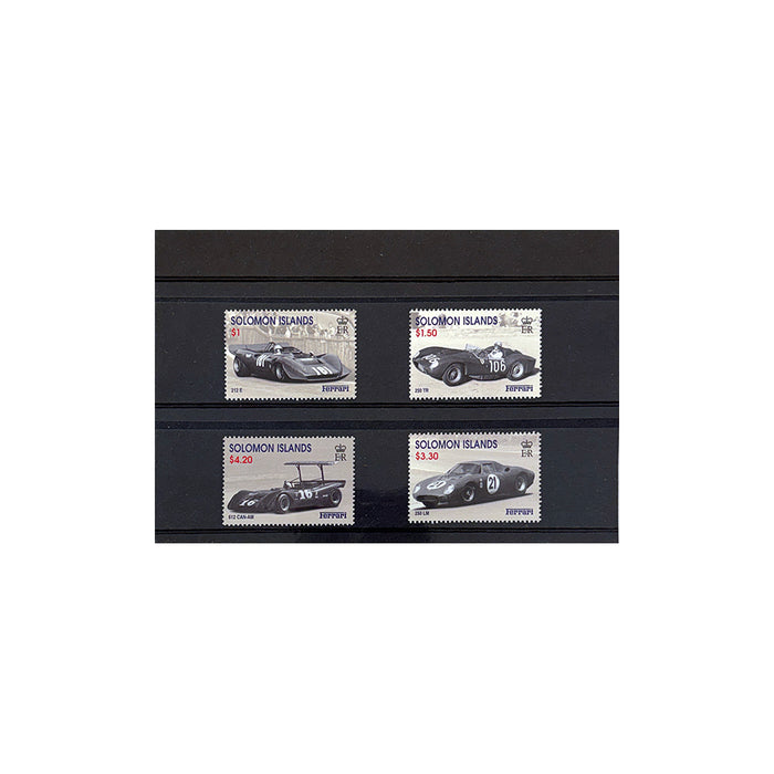 Ferrari Racecars 1999 Solomon Islands Ferrari Stamps
