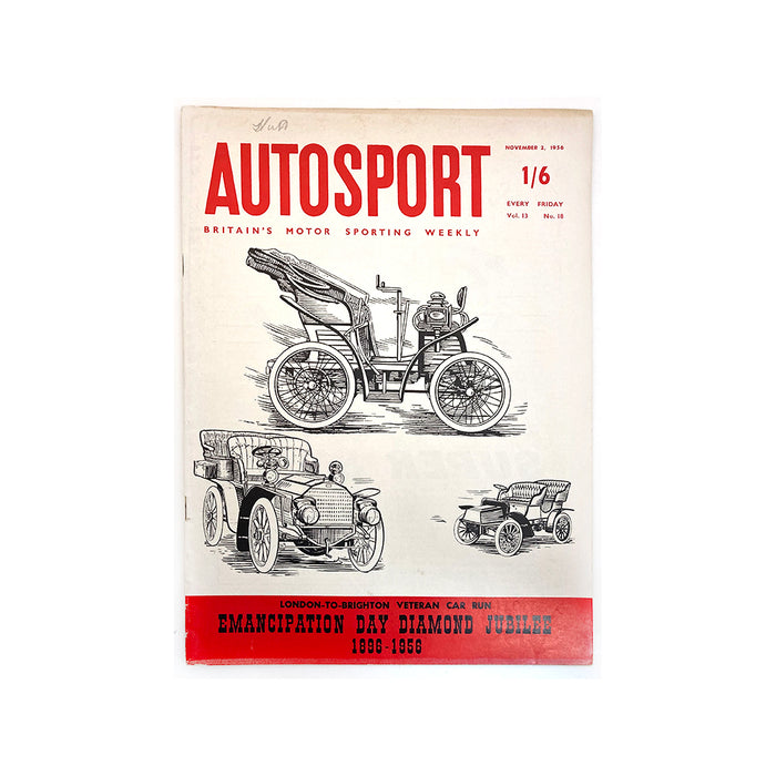 Autosport 2nd November 1956 Magazine