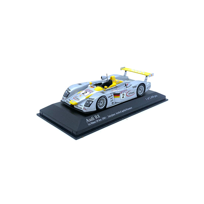 Minichamps 1/43 2001 Audi R8 #2 Le Mans 400011202