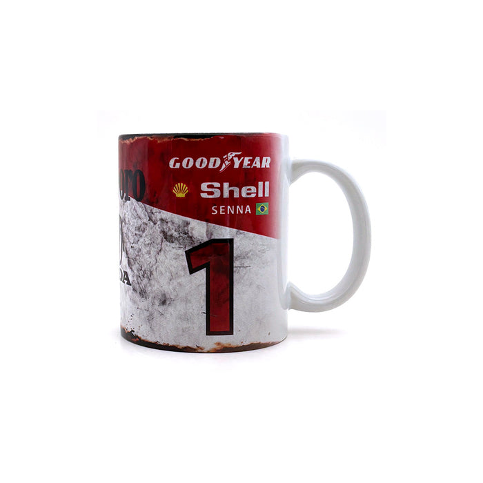 Senna #1 Retro Mug