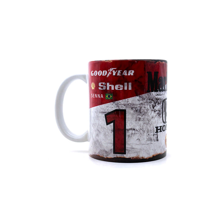 Senna #1 Retro Mug