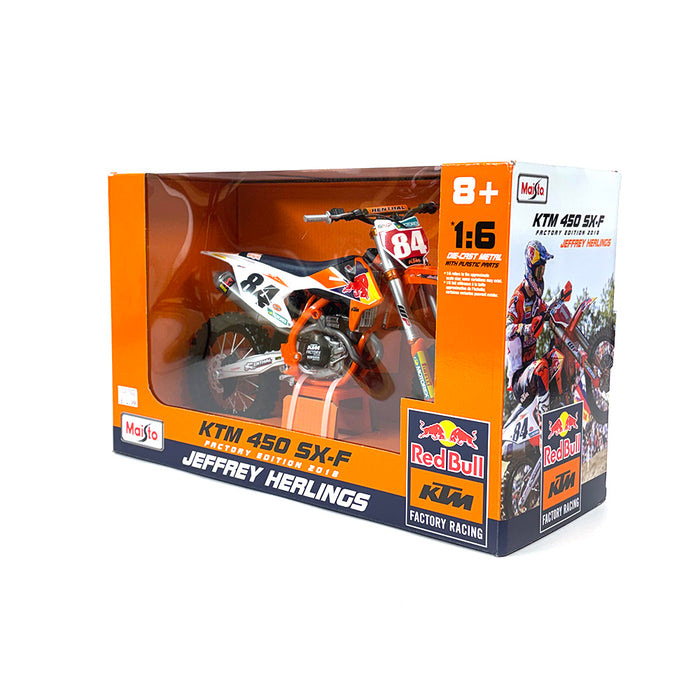 Maisto 1/6 2018 KTM 450 SXF Herlings