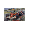 2002 Hungarian Grand Prix by Michael Turner - Greetings Card MTC175