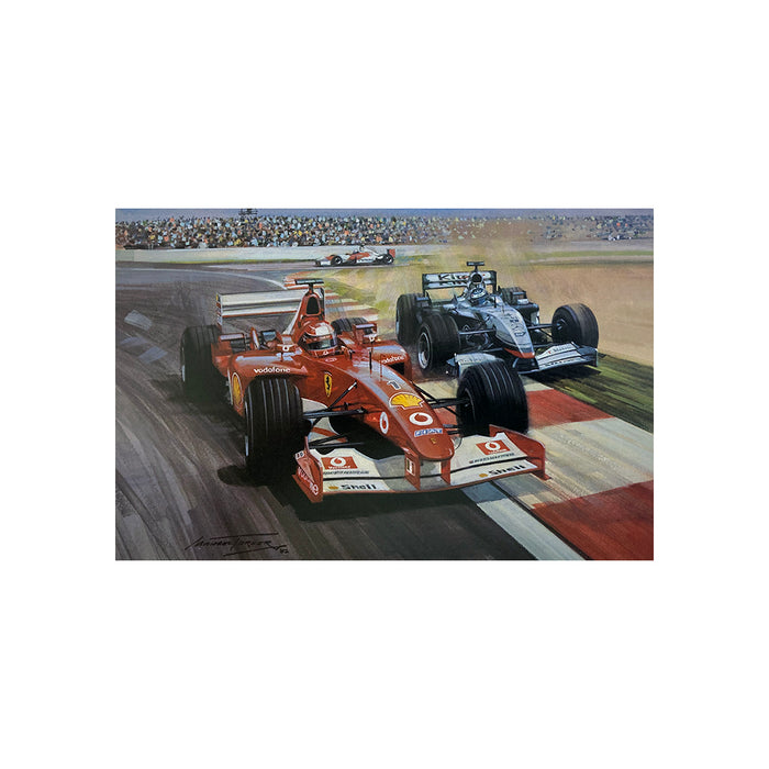 2002 French Grand Prix by Michael Turner - Greetings Card MTC174