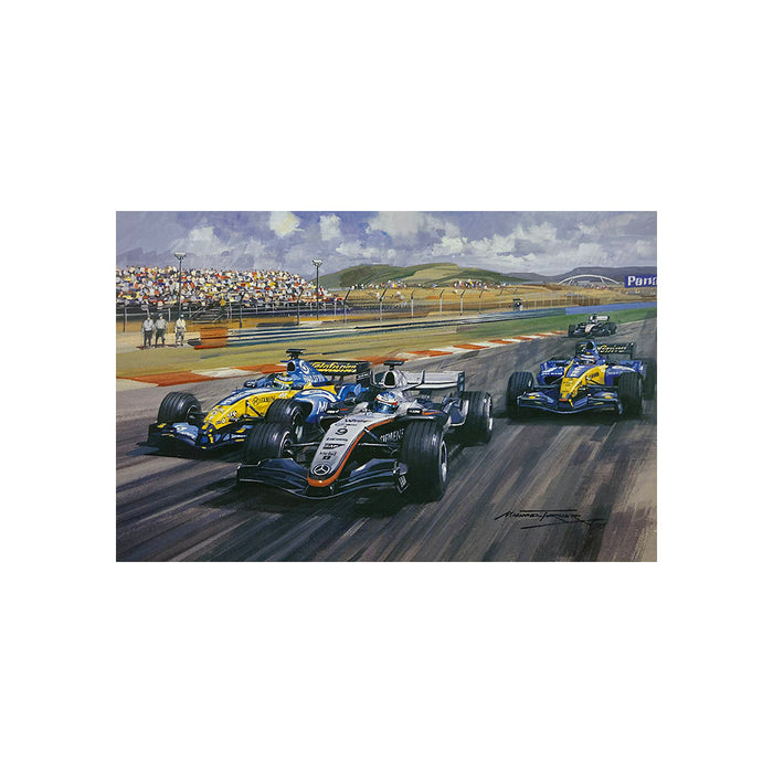 2005 Turkish Grand Prix by Michael Turner - Greetings Card MTC188