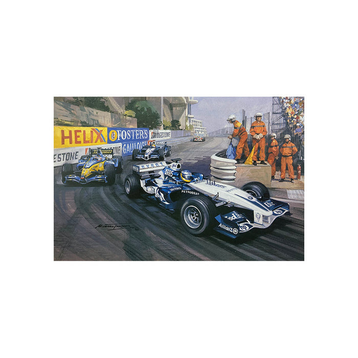 2005 Monaco Grand Prix by Michael Turner - Greetings Card MTC189