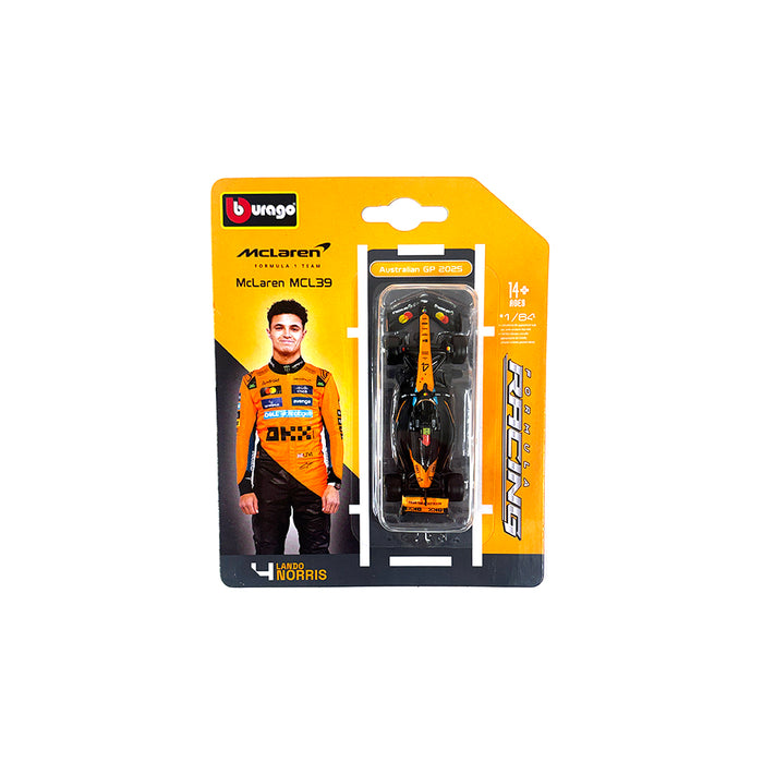 Burago 1/64 2025 McLaren MCL39 Norris