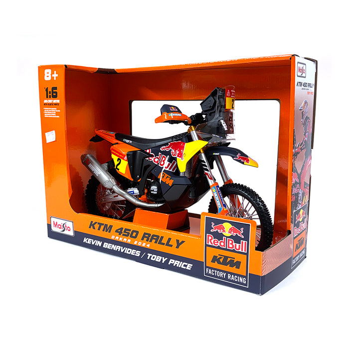 Maisto 1/6 2024 KTM 450 Rally Dakar