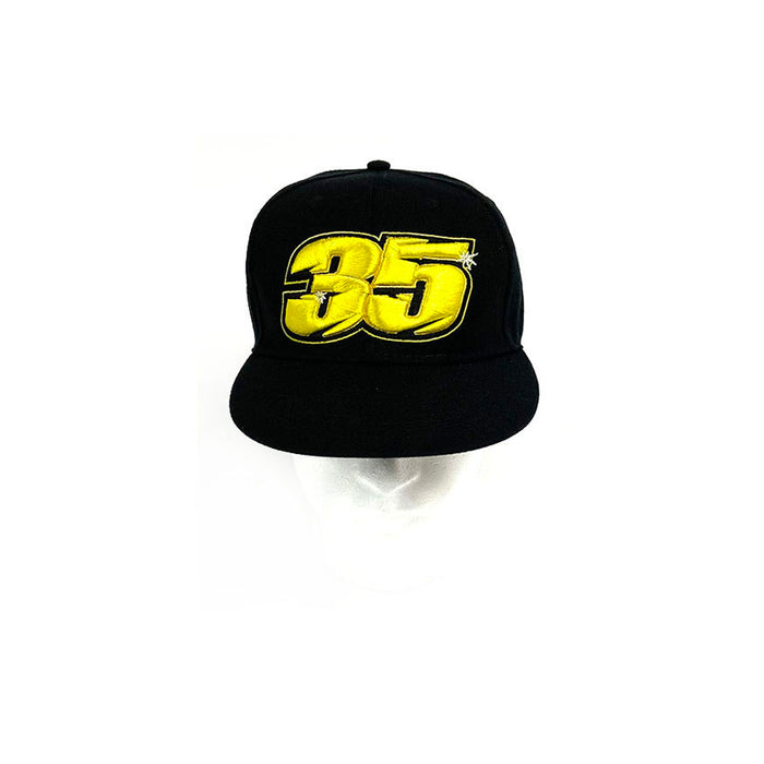 Cal Crutchlow Black Flat Peak Cap