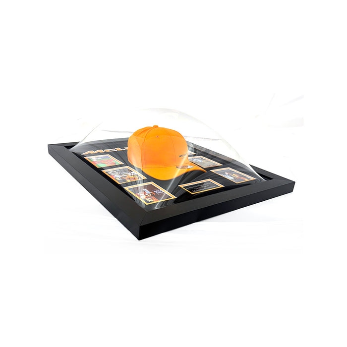 Oscar Piastri Signed Cap Framed