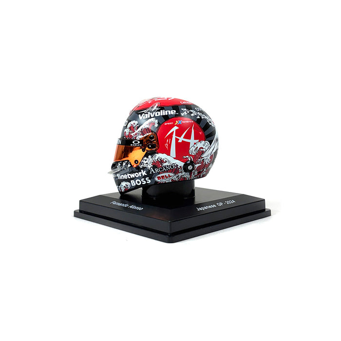 Spark 1/5 2024 Fernando Alonso Helmet Japan