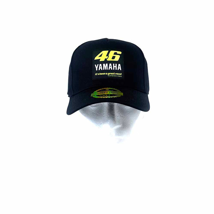 Valentino Rossi 46 Yamaha Black Cap